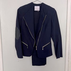 Navy suit set. Size 8.